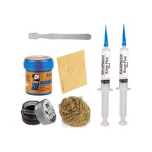 Krem Lehim Mchanc 138 C 42gr Havya Uc Temizleyici Seti Flux Lehim Toplama, Spatula Seti06