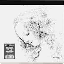 Deffter Da Vinci Sketch Pad Eskiz Defter 20x20 CM 140 G 50 Yapra