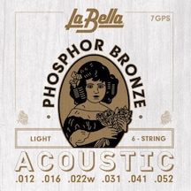 La Bella 7gps Phospor Bronze Akustik Gitar Teli 0.12 - 0.52