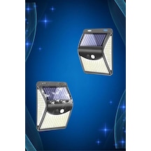Hubrendy Tekno Solar Sensörlü Duvar Lambası Bahçe Lamba 20 Led Işık