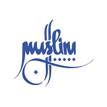 Muslim Kaligrafi Araba Sticer 17x17 Cm Mavi