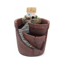 Novahub Jms Microlandschaft Saksı Asılı Bahçe Saksı Masal Dünya Etli Bitki Bitki Ev Reçine