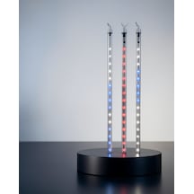 Dekoratif Rgb Led Işık Çubuğu Seti 10 Adet Çubuk Kayan Yıldız Efektli Çok Renkli