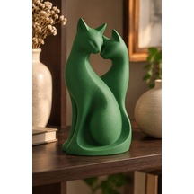 Kedi Çifti Biblo Minimalist Dekorasyon 51087214
