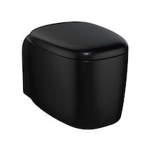 VitrA Plural Rim-Ex Asma Siyah Klozet Takımı 7830B483-0090
