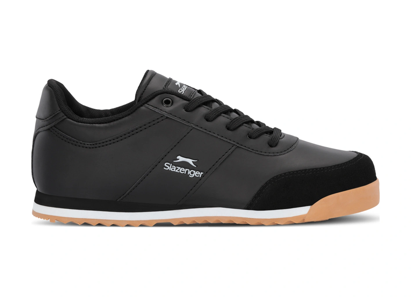 Slazenger Protect I Erkek Siyah / Beyaz Günlük Spor Ayakkabısı Siyah / Beyaz