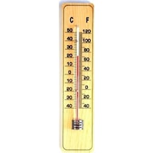 Ahis Derece Termometre Ahşap Duvar Tipi