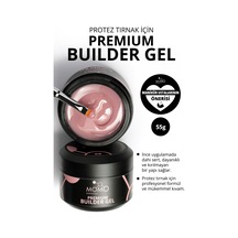 Momo Professional Premium Builder Gel Protez Tırnak Jeli No.08 Gül Kurusu 55 gr