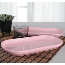 Keramika Noyan 30 Cm Kayık Tabak Pembe Açık 551 A