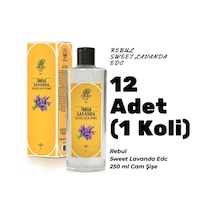 Rebul 80 Derece Lavanda Kolonyası Cam Şişe 12 x 250 ML