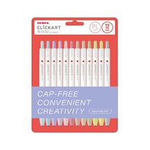 Zebra Clickart Market Pen Pl 12 Lı Set Çok Renkli