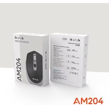 Am204 Çift Modlu Bluetooth Ve Kablosuz 1600dpı Şarj Edilebilir Optik Mouse Beyaz