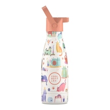 Cool Bottles The Kids Bottle Kitty Club Pipetli Termos Suluk 260 Ml Çok Renkli