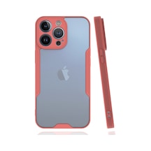 Apple iPhone Uyumlu 14 Pro Max Kılıf Platin Silikon - Pembe Bzsxx00 1