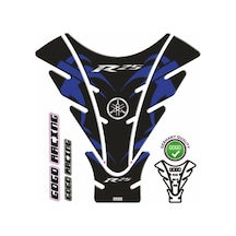 Yamaha R25 2019 - 2024 Uyumlu Tank Pad 005 Siyah