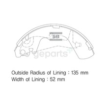 Arka Kampana Pabuç Balata Hyundai Galloper 2.5l D4bh Tci 1999-2003 3.0l G6at Sohc V6 1998-2001