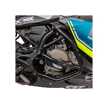 GP Kompozit CF Moto 250SR 2020-2022 Uyumlu Motor Koruma Demiri Siyah