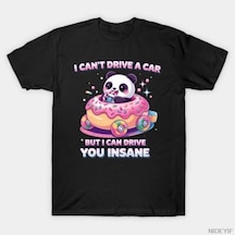Tarzsokak Insane Panda Meme Karikatür Alaycı Mizah Donut T-shirt Erkekler Kadınlar Için % 100% Pamuk T Çok Renkli