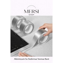 Alüminyum Su Sızdırmaz Yanmaz Bant Yüksek Isıya Dayanıklı Tamir Bandı
