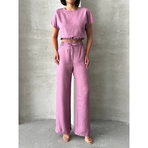 Kazax Bluz Pantolon Takım S255057 Gül