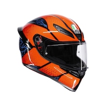Agv K1 S Speedarmor Kapalı Motosiklet Kaskı Kırmızı Siyah Turuncu