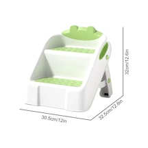 Çocuklar İçin 2 Adımlı Tabure Kaymaz Çocuk Çift Adımlı Tabure Çok Renki