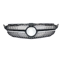 Autogp Mercedes W205 Diamond Ön Panjur Izgara Siyah 2015 / 2018