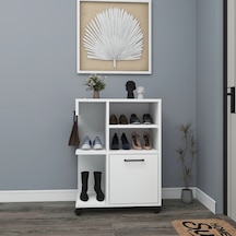 Arnetti Tekerlekli Rebusa Ayakkabılık, Beyaz