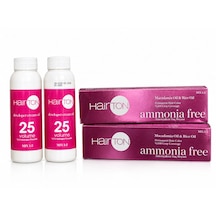 Hair Ton Amonyaksız Saç Boyası 6,00 Ekstra Koyu Kumral 50 Ml Oksidan 25 Vol 90 Ml 2li