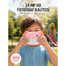 Anında Baskı Özellikli Şipşak Kamera 24mp Hd Çift Lensli Ve 32gb Hafızalı Çok Renkli