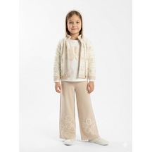 Xo Kids Kız Çocuk 3lu Alt Üst Takım 6-14 Yaş 801 Bej