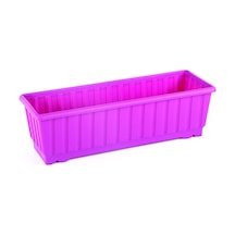 S232 Klasik Balkon Saksı Tabaklı 49cm, 7.4 Litre, Vişne Diğer