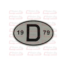 D 1979 Fosforlu Oval Harf 468493146