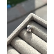 Antik Desen Klips Charm Asafaccessory Gümüş