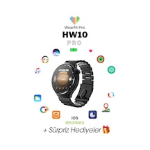 Wearfitpro Hw10 Pro 1.52 İnç 38 Mm Yuvarlak Amoled Ekran Yapay Zeka Destekli Akıllı Saat