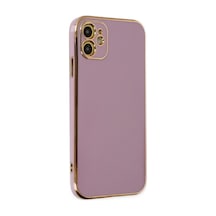 Apple iPhone  Uyumlu,  12 Kılıf Volet Silikon - Mor
