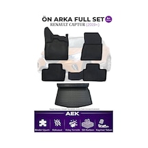Renault Captur 2019+ 5d Karbon Paspas Takımı +3d Pvc Üst Bagaj Ha