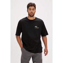 Bad Bear Sand T-shırt Os Nıght Erkek Tişört Siyah S-xxl 001