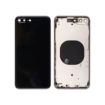 Apple  Uyumlu - iPhone 8 Plus Kasa Kapak Siyah
