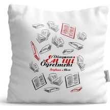 Kişiye Özel Dünyanın En Iyi Öğretmeni Dekoratif Yastık - 7