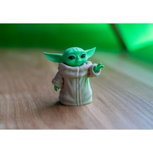 Yoda Temalı Fotoğraf Not Tutacağı Ofis Masası Tutacak Hediyelik Yeşil