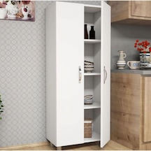 Ahsen Tamamı MDF Çok Amaçlı 4 Bölmeli Mutfak Banyo Dolap Kitaplık