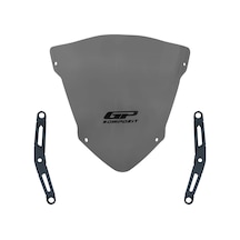 Gp Kompozit Yamaha Mt-25 2020-2026 Uyumlu Spor Ön Cam Gri 23cm