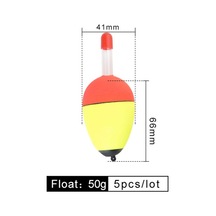 Ftk Köpük Yüzen Yem, 5 Adet, 5/10/15/20/25/30/40/50/60/80g, Hafif Köpük, Yüksek Kaliteli Parlak Flo 50g-5pcs