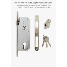 İto Ahşap - Demir Kapı Kilitleri, 755/ Rk40 Silindirli, Barelli