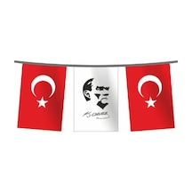 Dizili Türk Bayrağı ve Atatürk Resmi