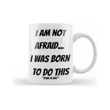 Joan Of Arc Quotes Gifts Vintage Retro Rainbow Style Kupa Bardak Porselen No12486 Karışık
