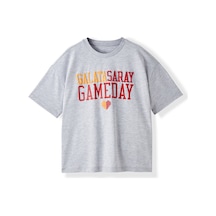 Gsstore Galatasaray Çocuk T-shirt C252147 Gri Melanj