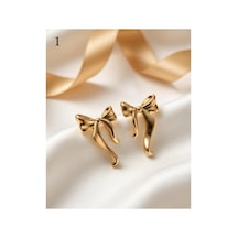 Fiyonk Model Gold Küpe Sarı Sarı