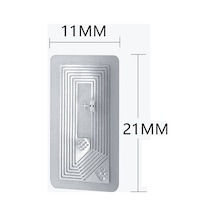 13.56 Mhz Ntag213 Nfc Rfid Etiket Transparan Manyetik Sticker Pro